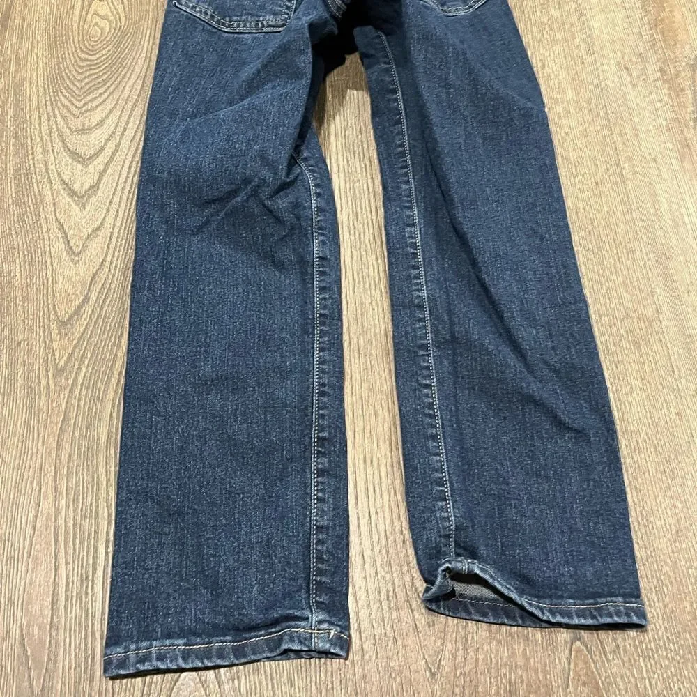 Sonoma Boys Straight Jeans Adjustable Waist Slim Fit Denim Dark Wash Size 10S